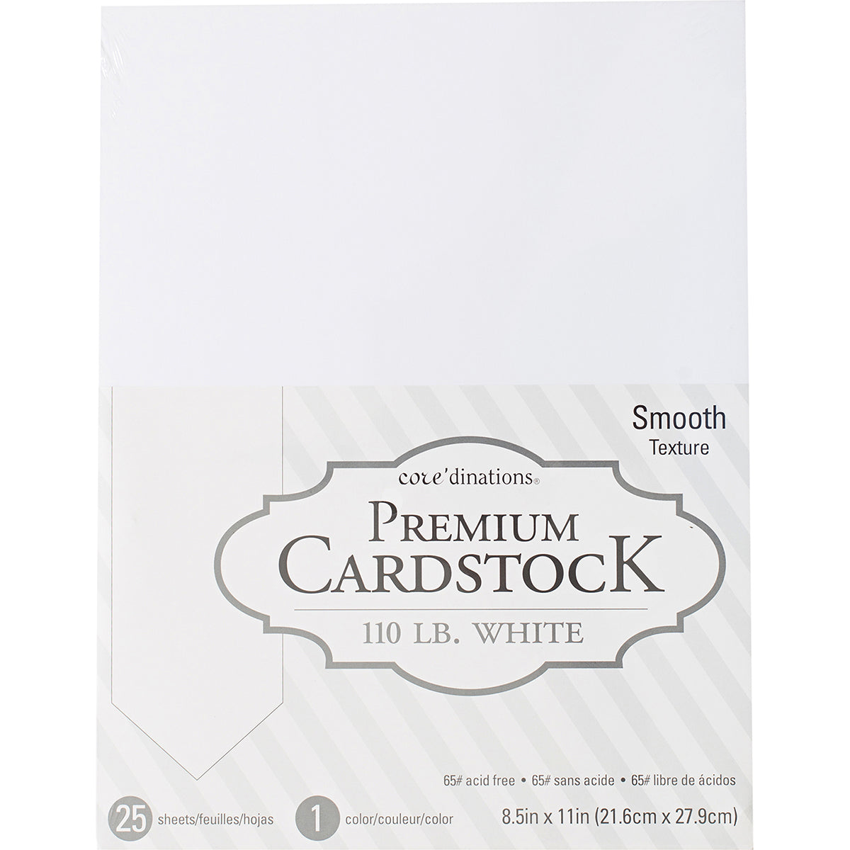 Smooth Cardstock | 8.5"X11" | 25 Pk